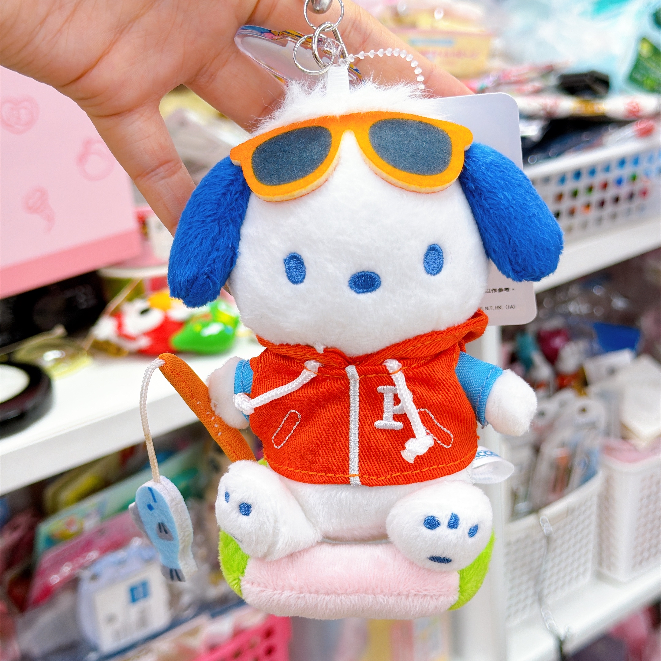  原裝行貨sanrio pc狗 釣魚系列  公仔/掛飾