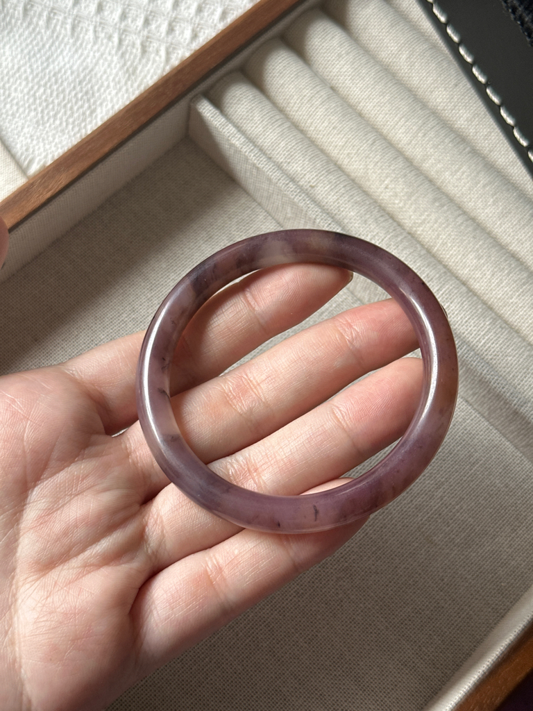 Jadeit Bangle 金丝玉紫罗兰手镯