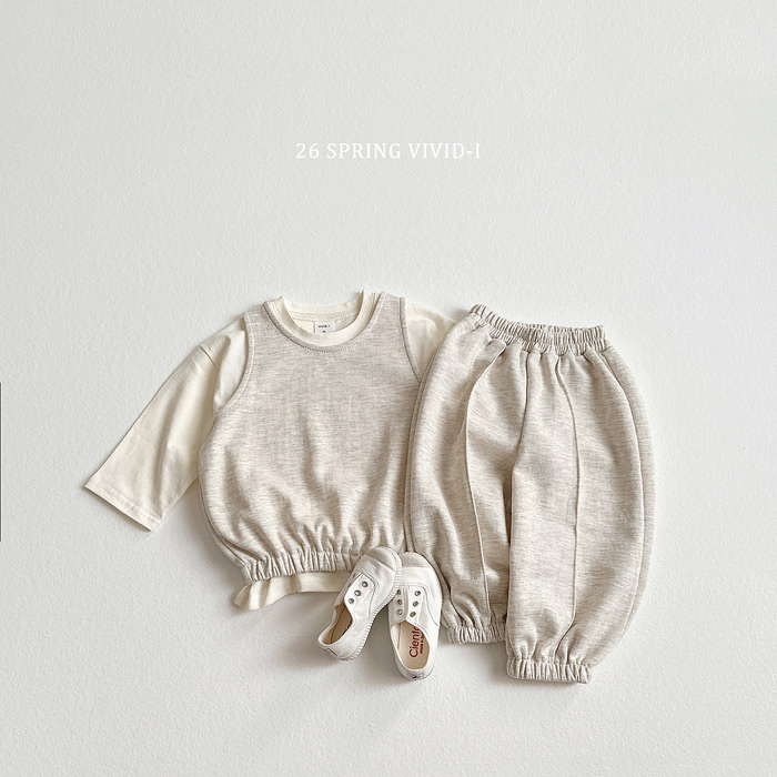 🇰🇷vivid_I set (vest+pants)