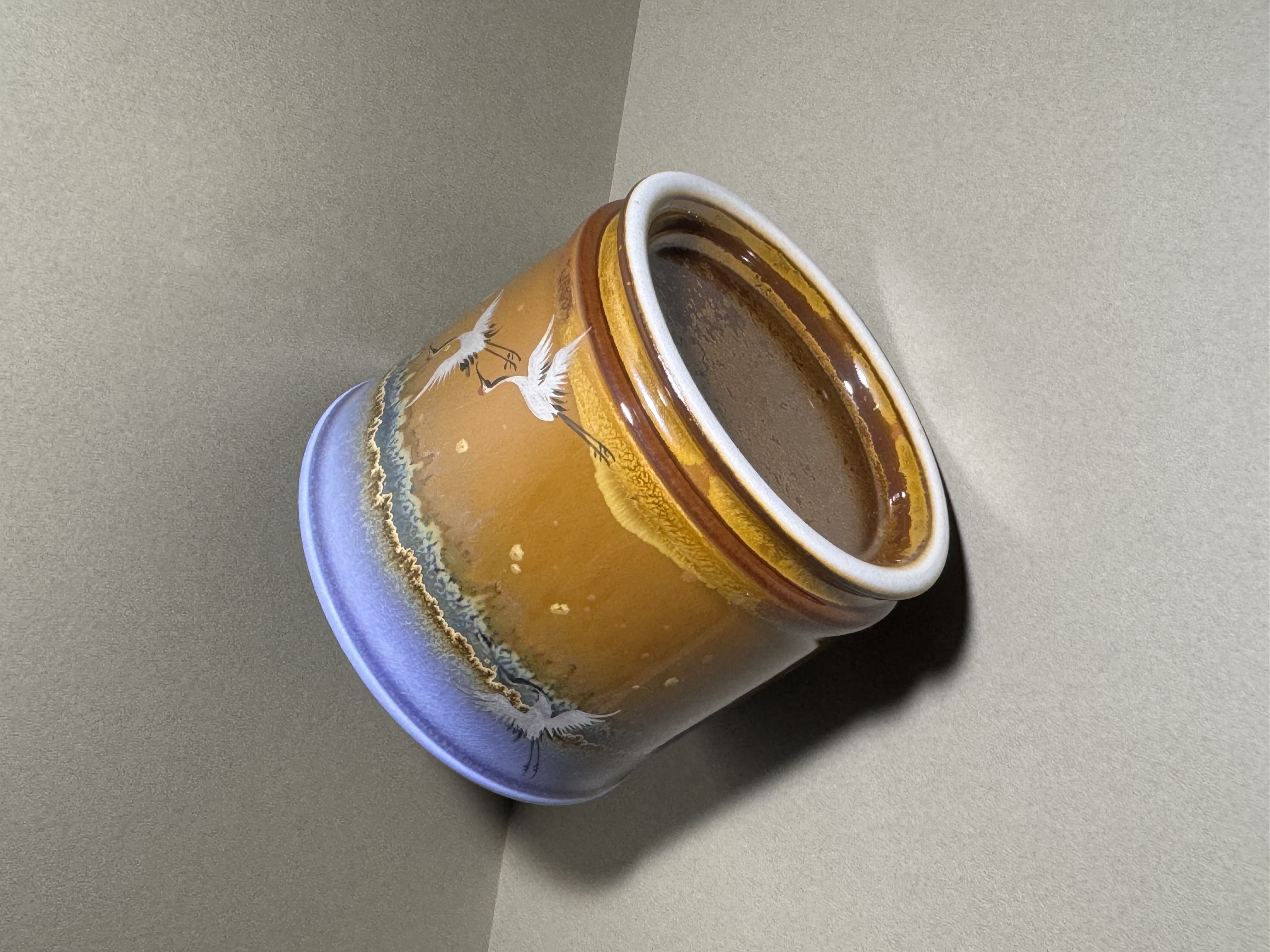 景德鎮陶瓷｜木首釉品茗杯（直口型）