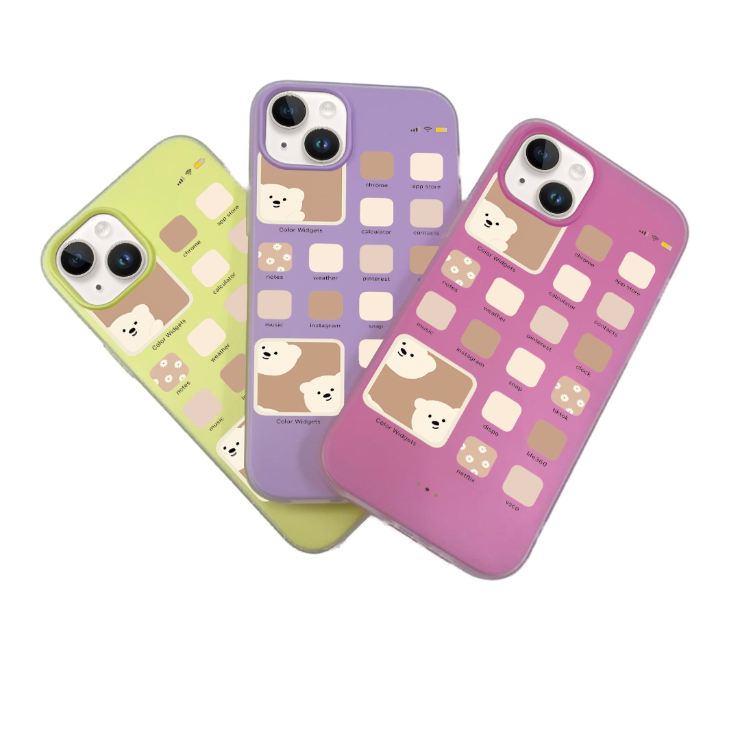JELLY CASE PHONE FOR IPHONE - DESIGN BEAR E