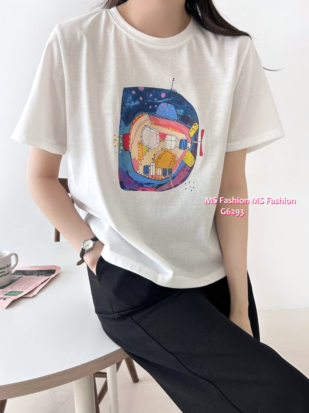 G6293 韓國🇰🇷靚print top 