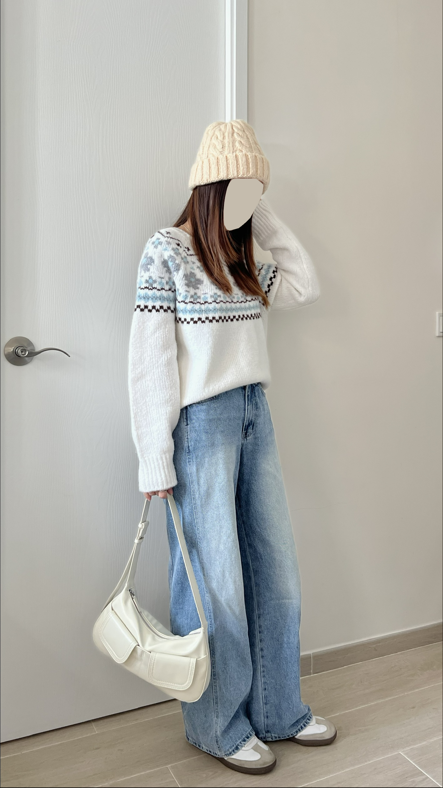 氛圍感圖騰冷衫 現貨