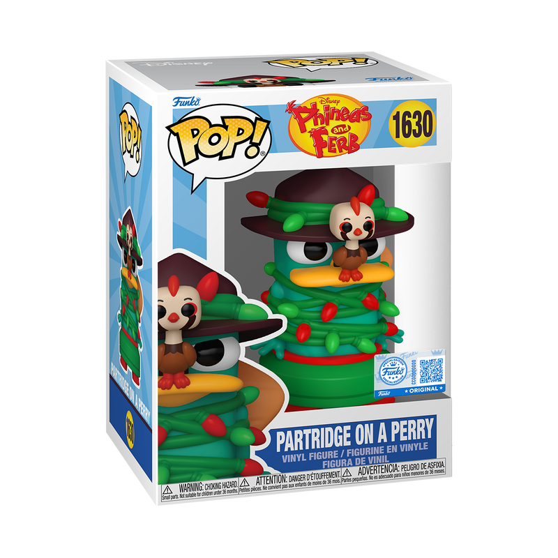 📦訂購 美國代購 Funko POP! Disney Partridge on a Perry Figure 模型