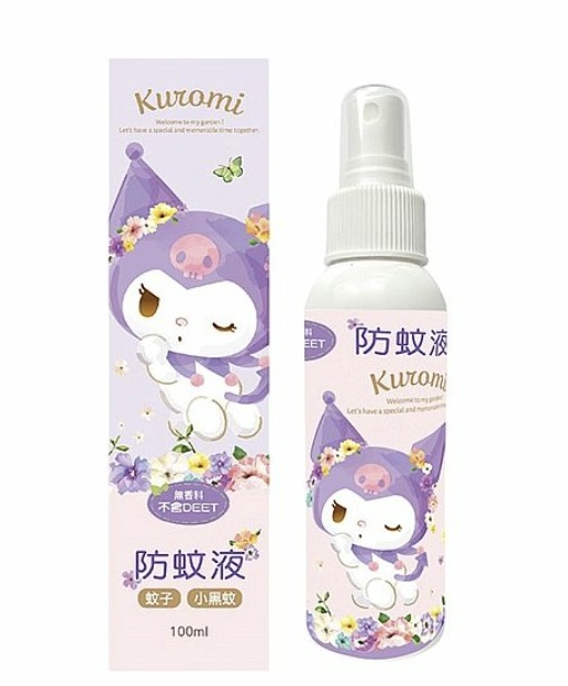 【台灣製】Kuromi 防蚊液 (100ml)