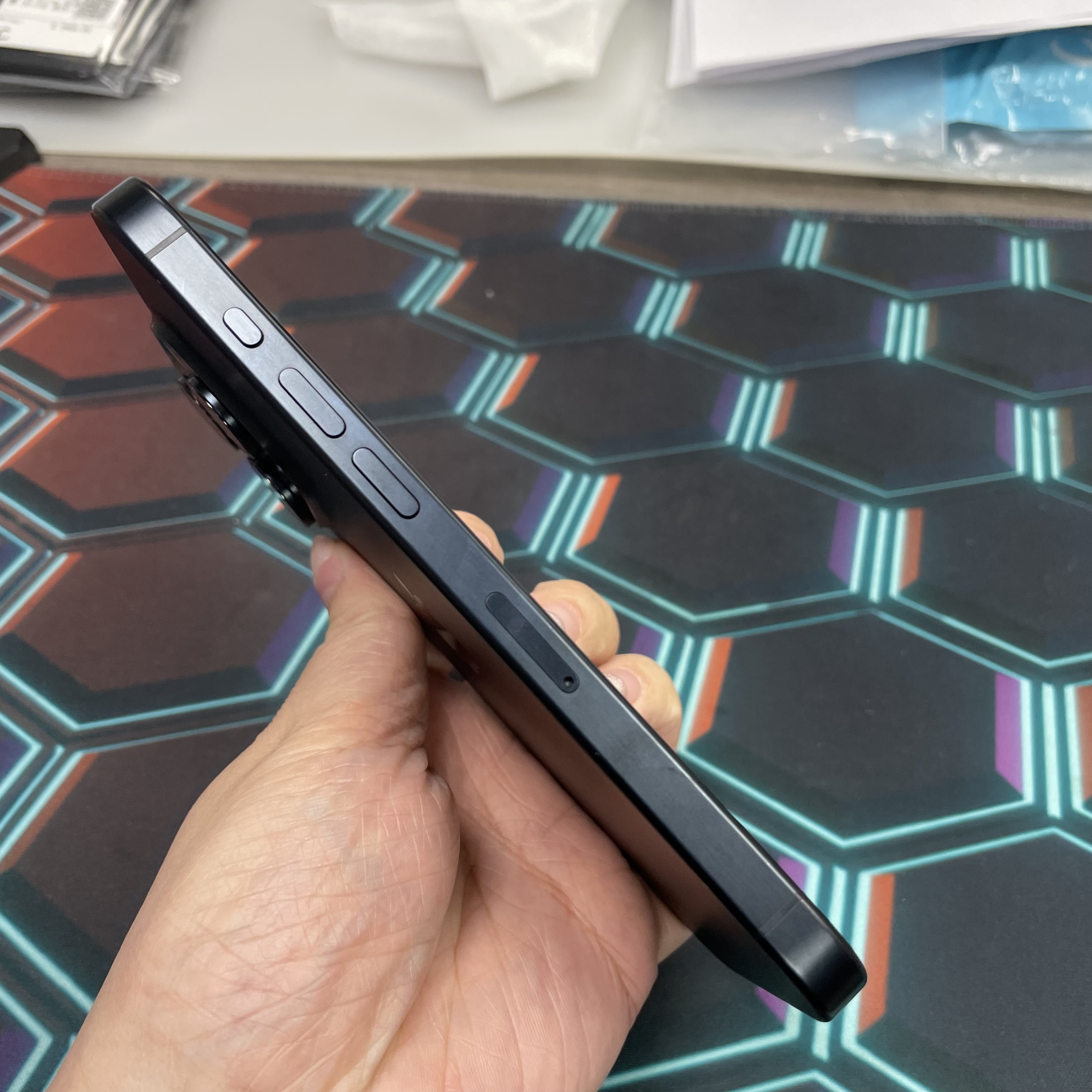 *7660 15 Pro 完美機 256GB 電91 藍色 blue