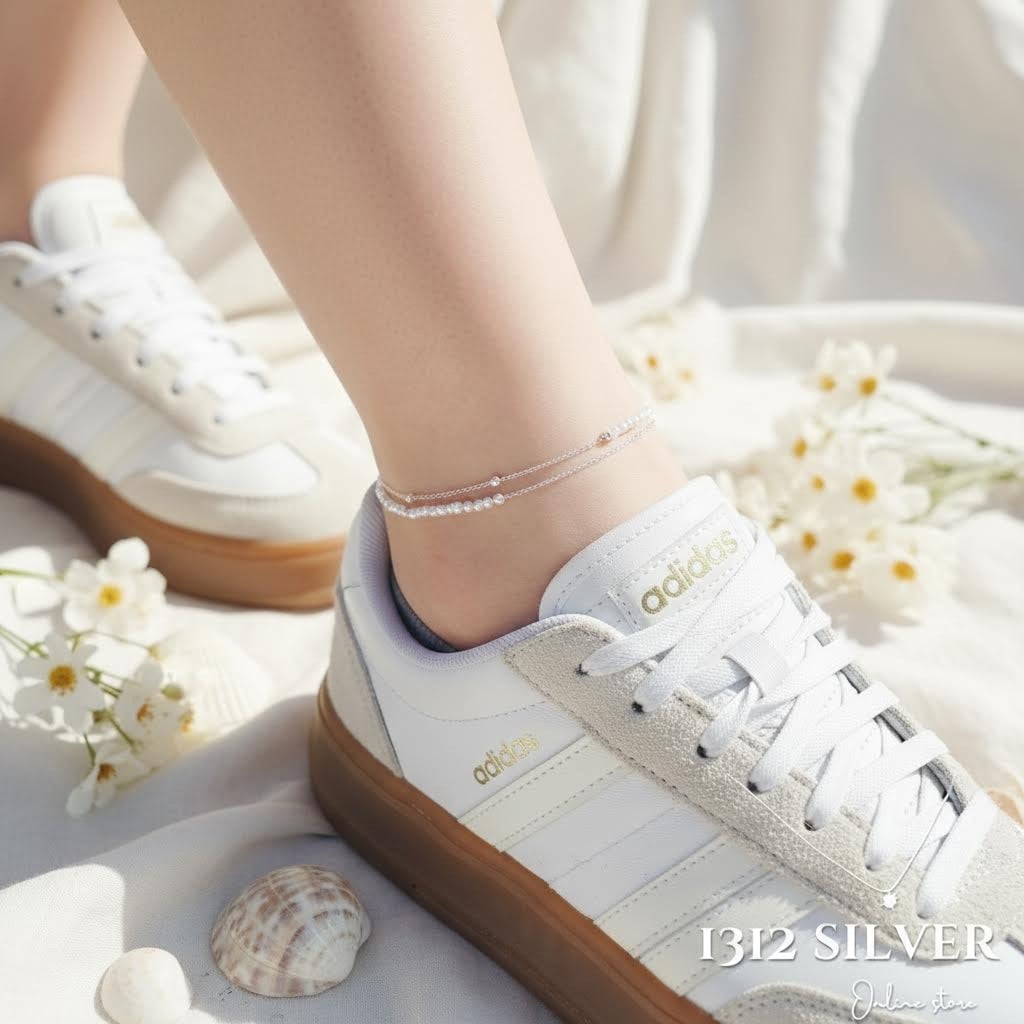 S925 - AN0002 Double Layer Anklet