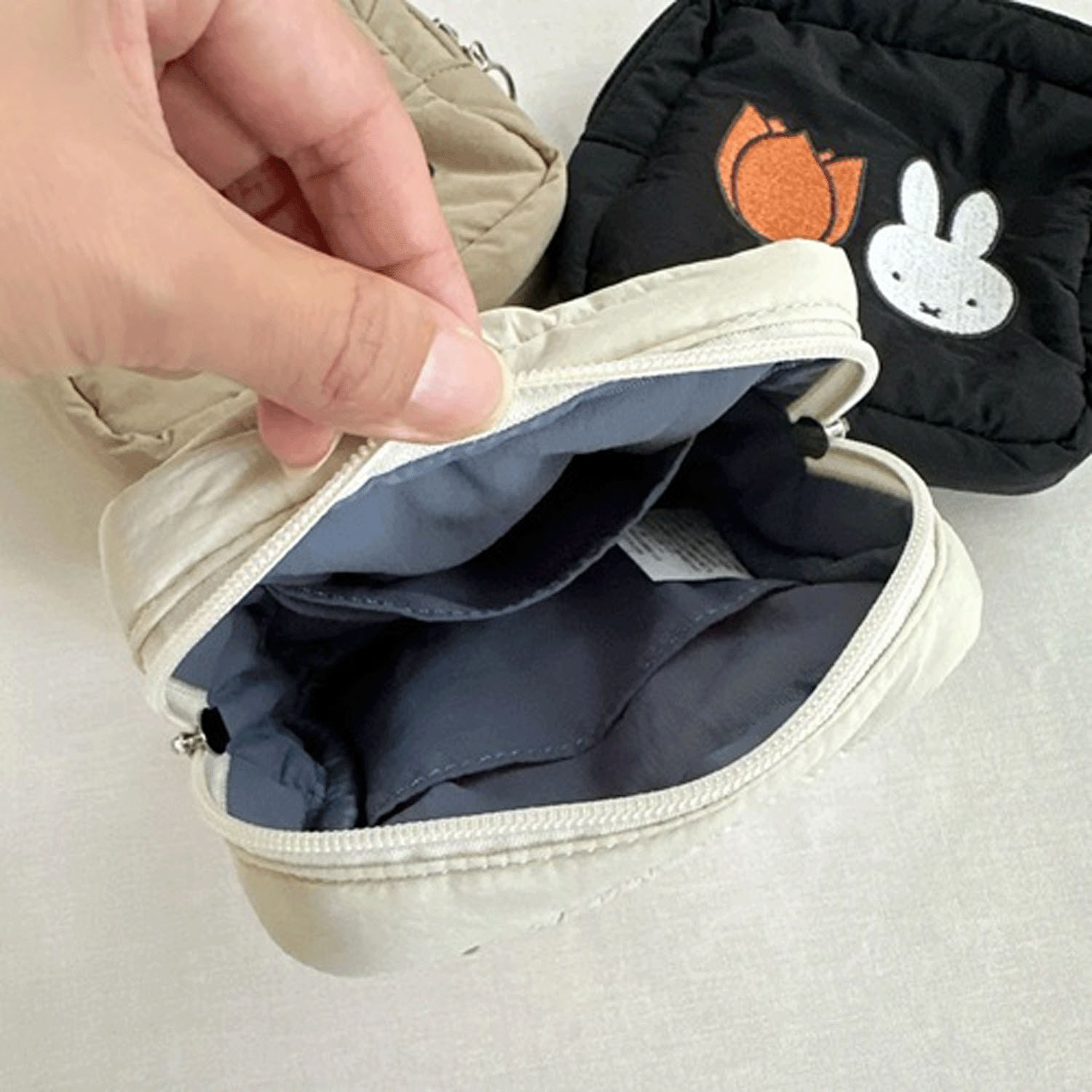 Miffy - 方形小物包 (米白色禮物款)