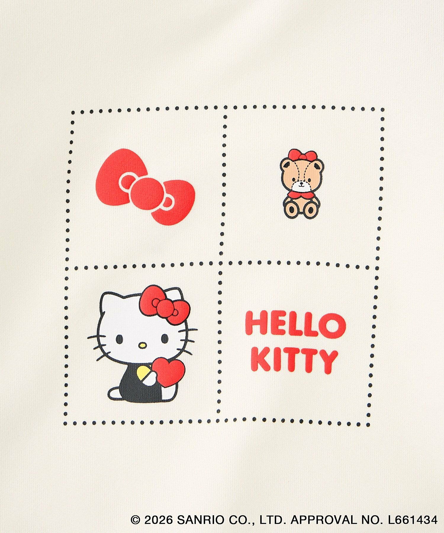 🆕【⭐訂購⭐】🇯🇵日本直送 🌀ROPE' PICNIC x #Kitty 荷葉邊肩飾 印花刺繡 抓絨上衣［2款選］ 🌀 [ELBA-0092]