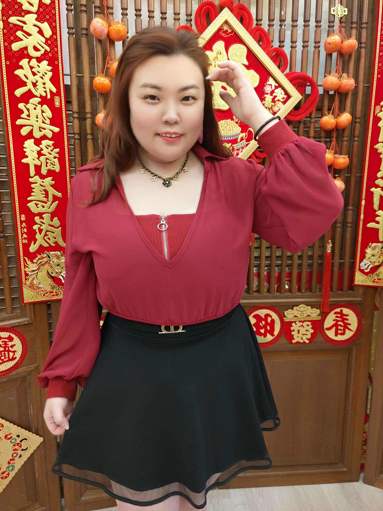 NFD12 TW#2801 拉链V领设计款长袖衣