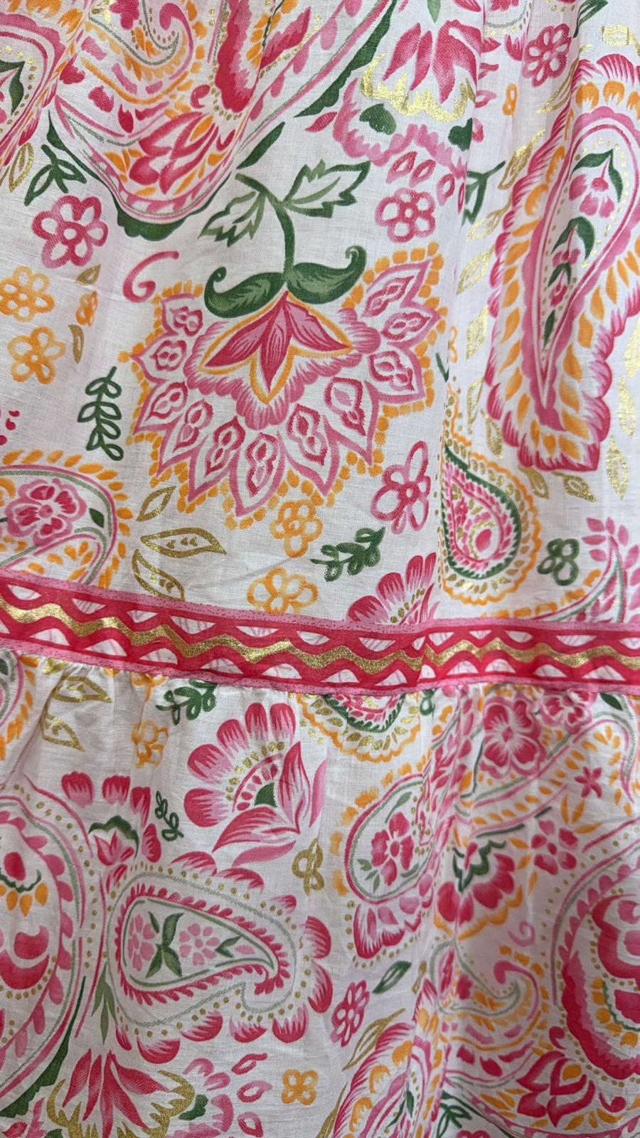2571 Pink and White Flower Cottage 4-Rope OP 45"