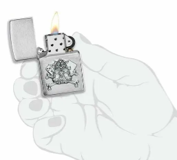 Zippo 骷髏頭啤牌 49293 | 防風打火機 | ZIPPO 指定授權經銷商 | 美國製造 | 收藏