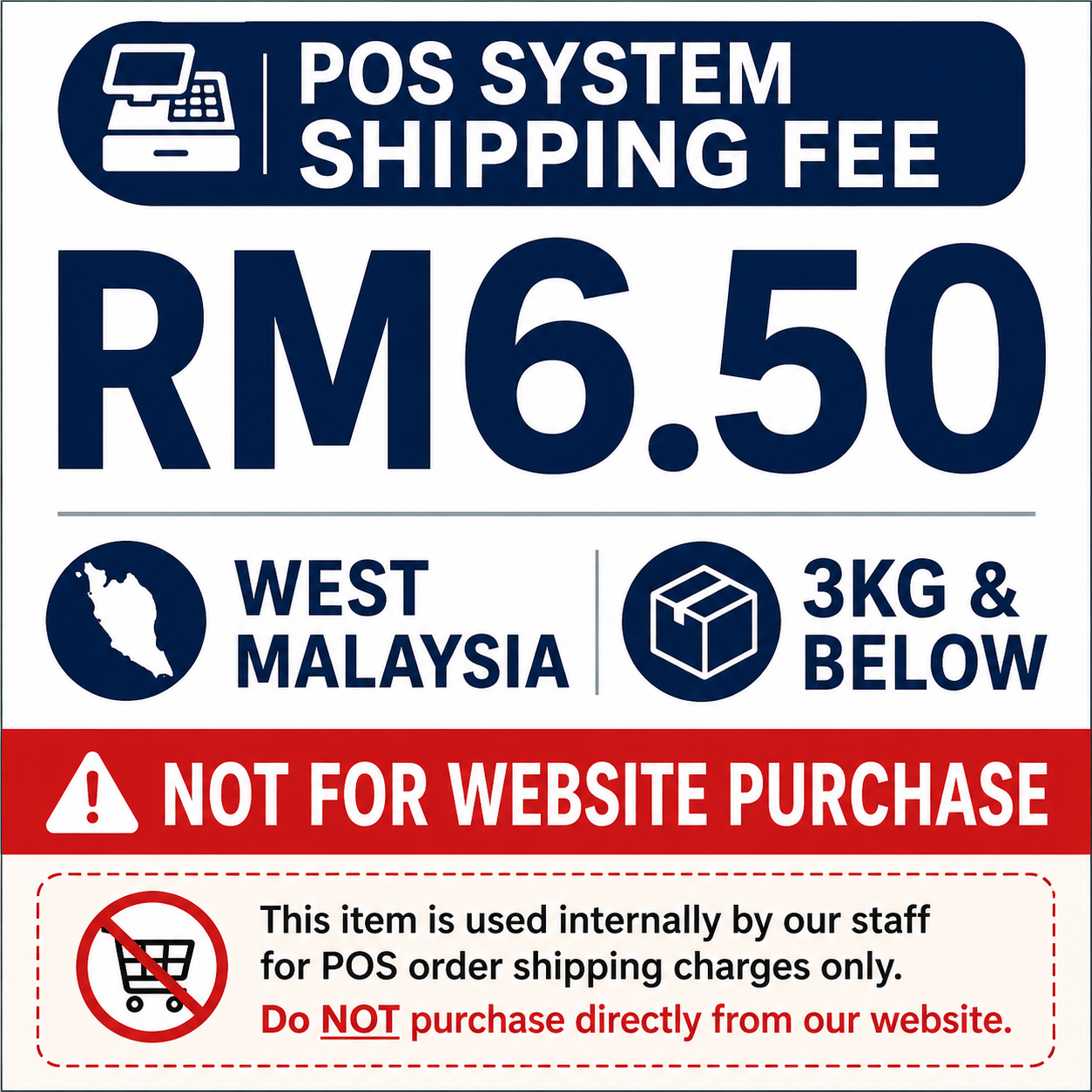 West Malaysia (<3kg) Shipping Link – For Approved Customers Only