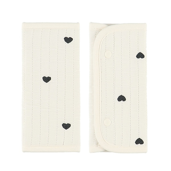 🇯🇵預訂 日本直送🇯🇵黑心刺繡絎縫孭帶咬巾肩巾