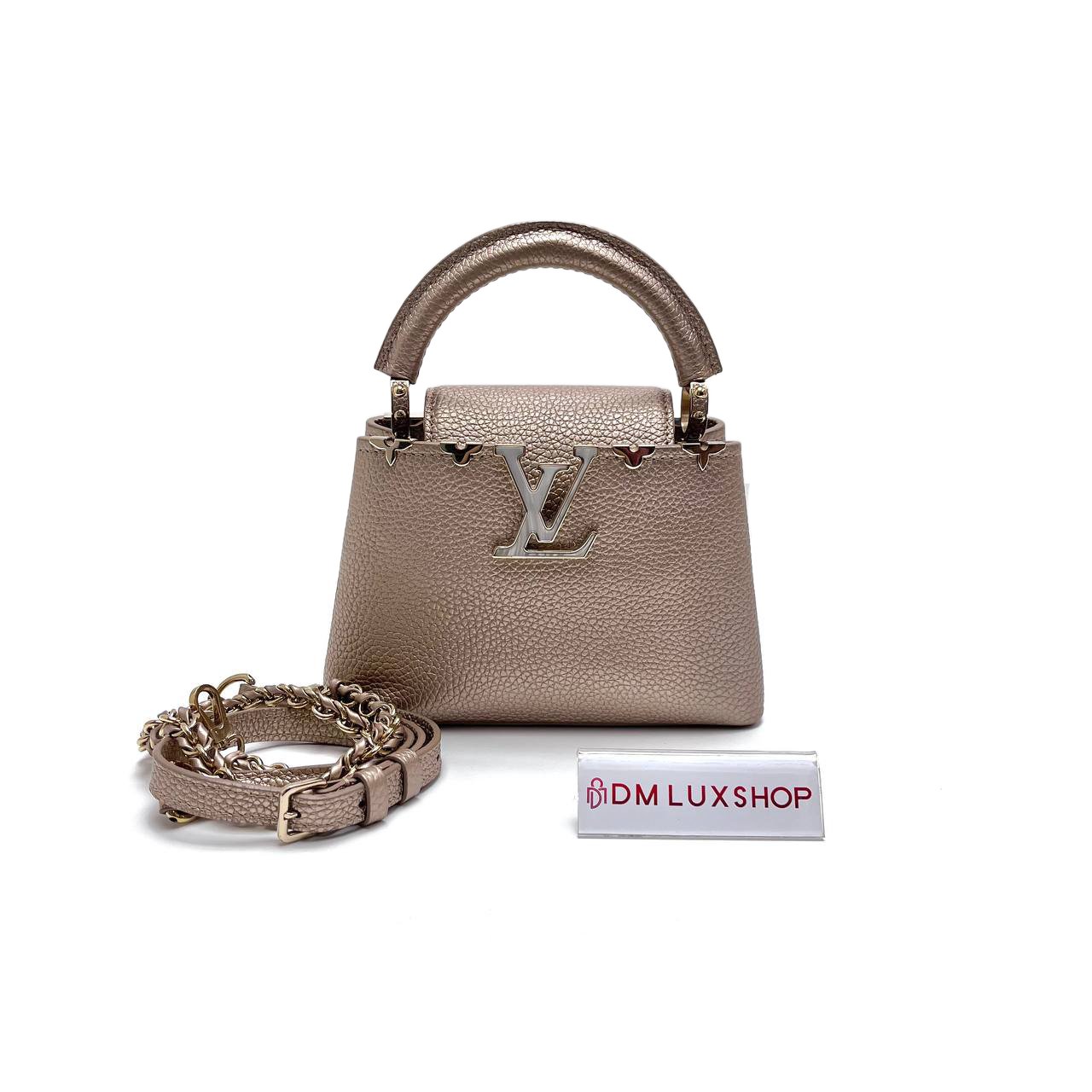 LV Mini Capucines Flower Crown Gold