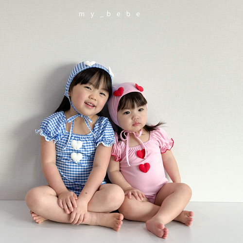 🇰🇷mybebe 泳衣+帽