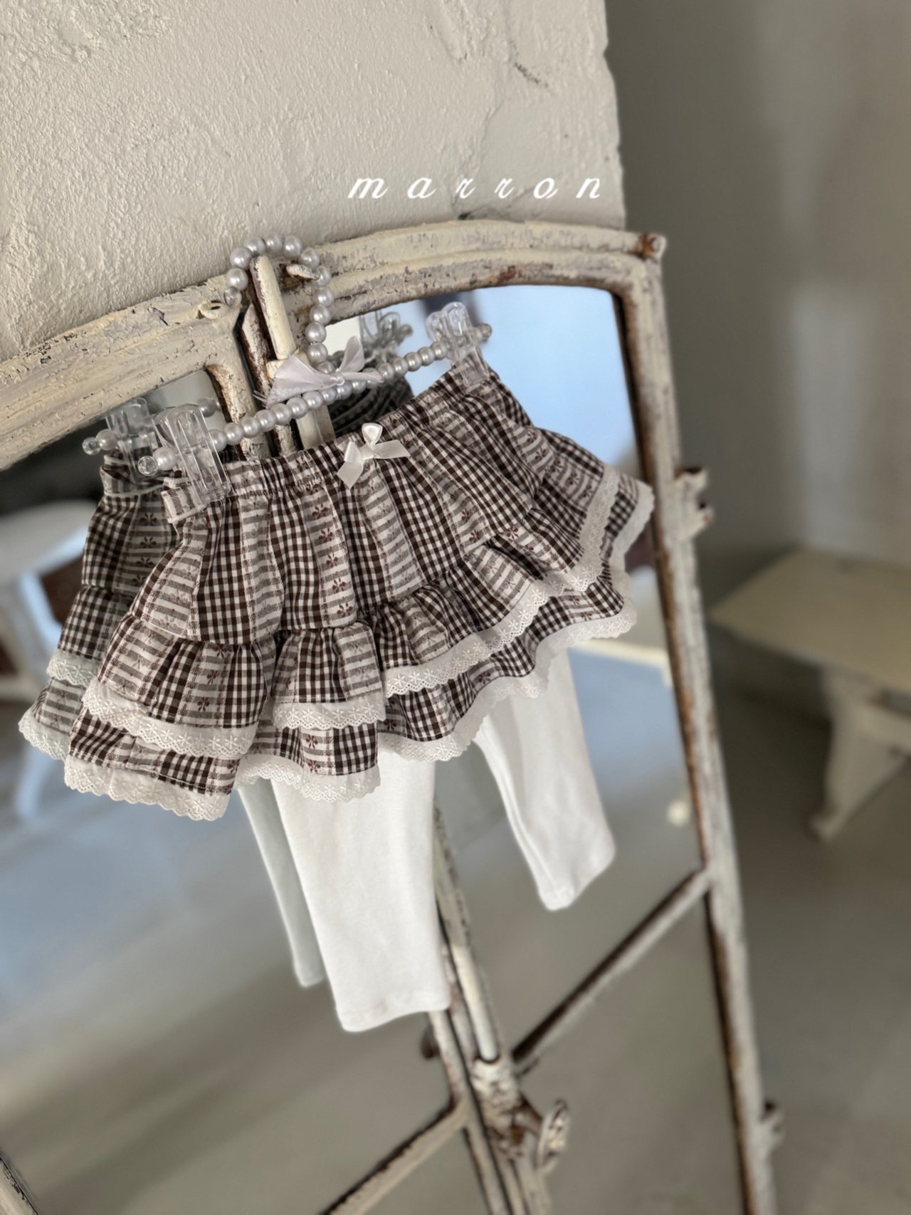 🇰🇷Marron skirt leggings