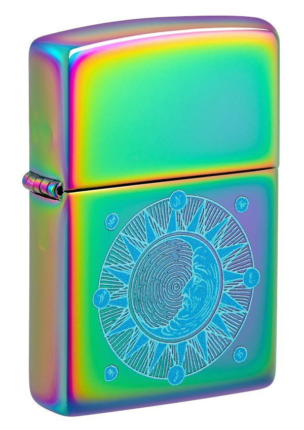Zippo 48960 Sun Design Multi-Color 幻彩日月防風打火機 防風打火機 | ZIPPO 指定授權經銷商 | 美國製造 | 收藏