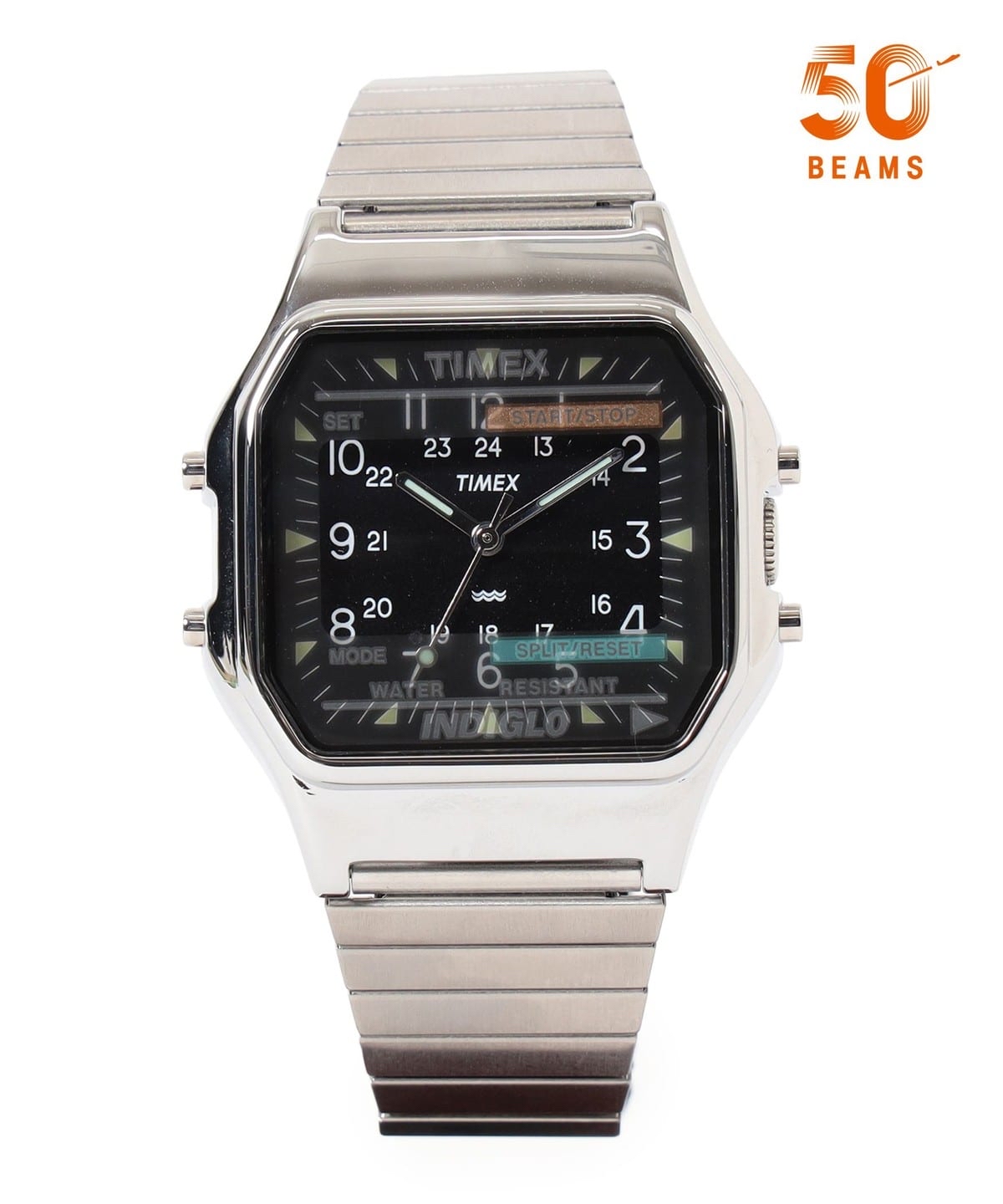 日本BEAMS x TIMEX / Square Camper Silver （約8月中到貨）