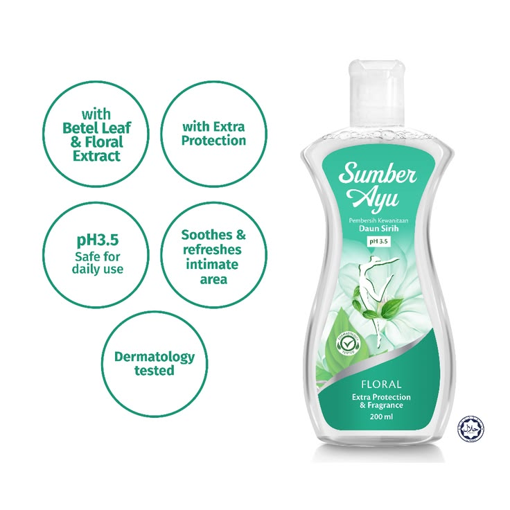 Sumber Ayu Pembersih Kewanitaan Daun Sirih Floral 200ml