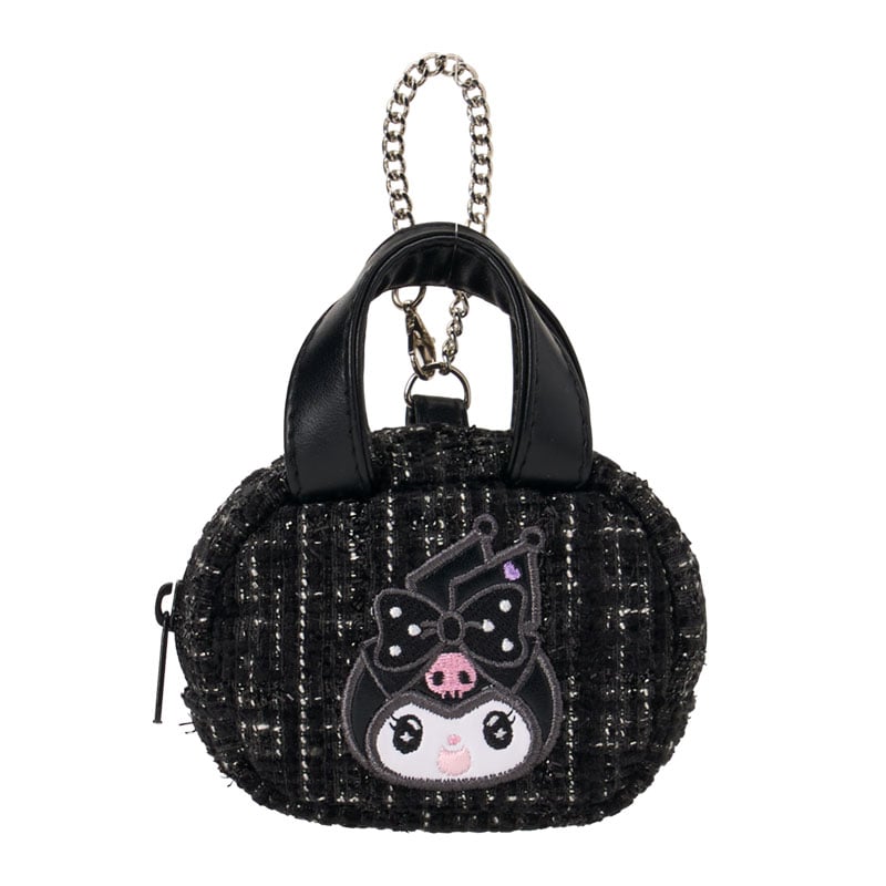 現貨｜Sanrio Kuromi 黑色時尚造型系列 日版 迷你手袋型 吊飾 (00214-3)