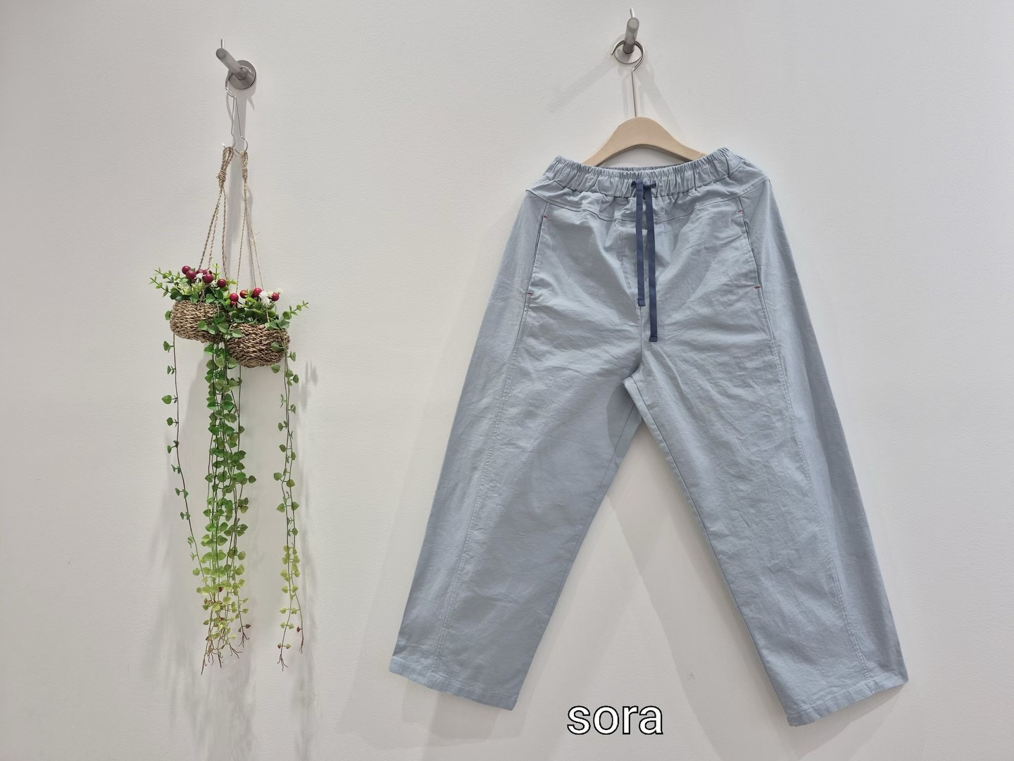 PP OS 間約淡色褲