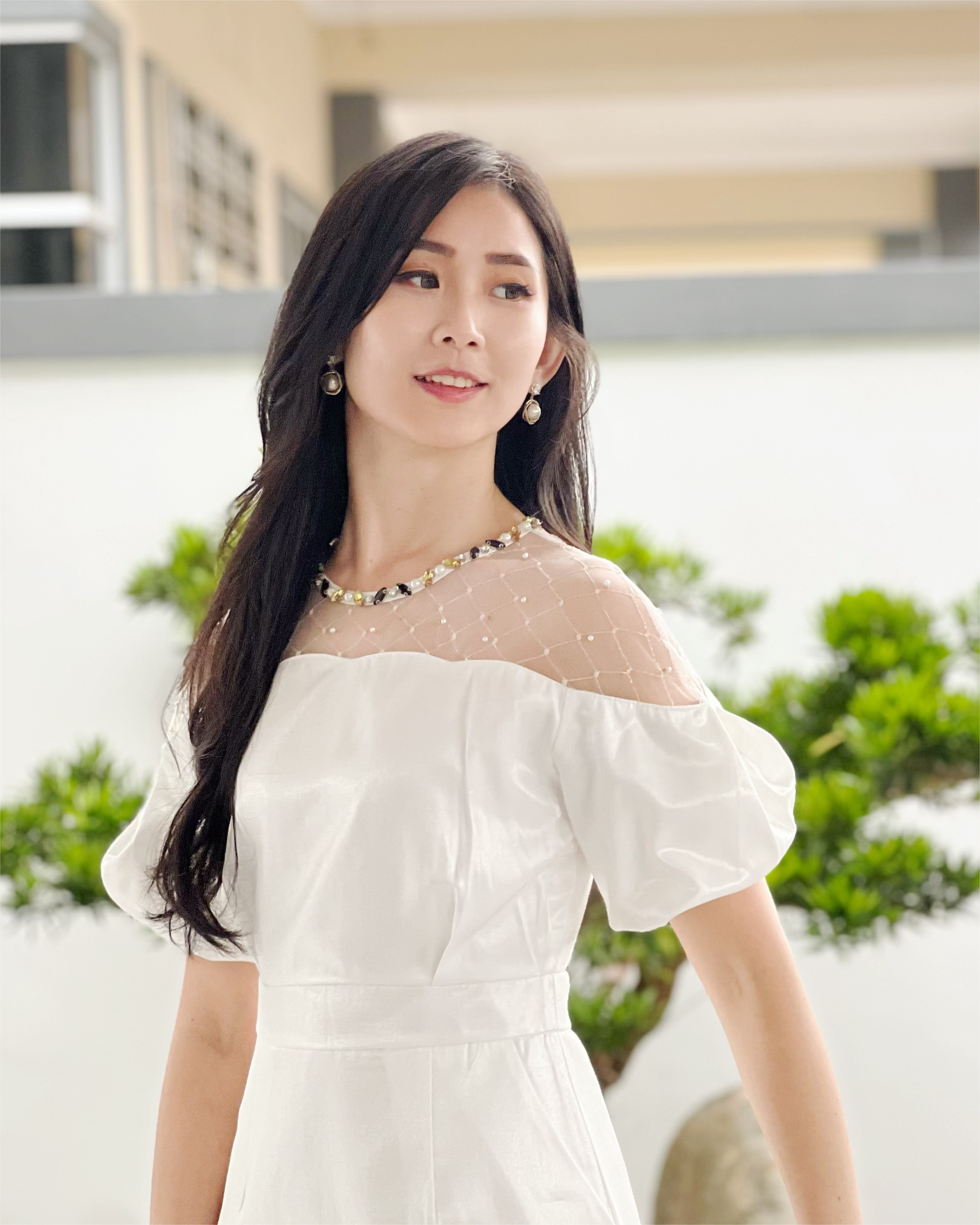 5081 Celeste Pearl Mini Dress