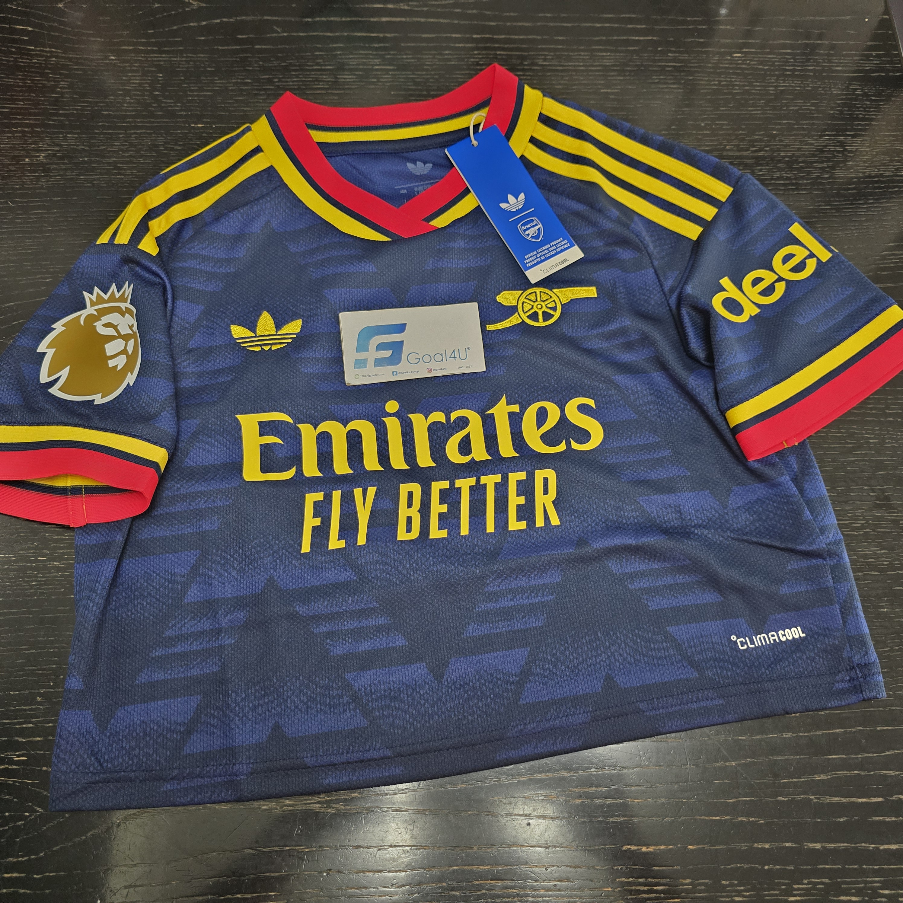 🍌重溫經典香蕉傳奇 Adidas Arsenal 阿仙奴 2026-27 女裝短版作客球迷版球衣 (可加印字章) KB5587