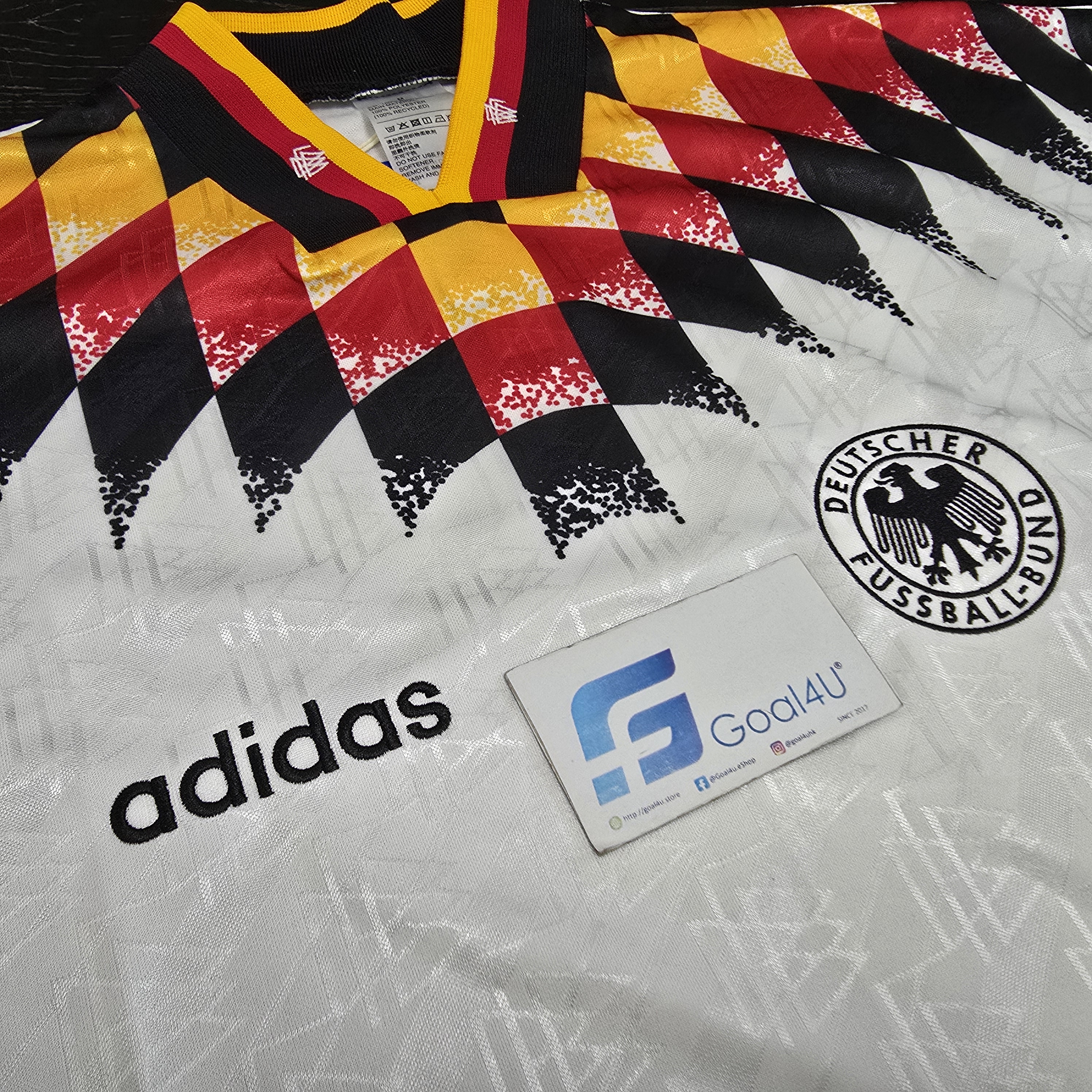 #部分碼現貨 ⚫🟥🟨Adidas Germany 德國 1994 主場球衣 Reissue (可加印字) JN3705