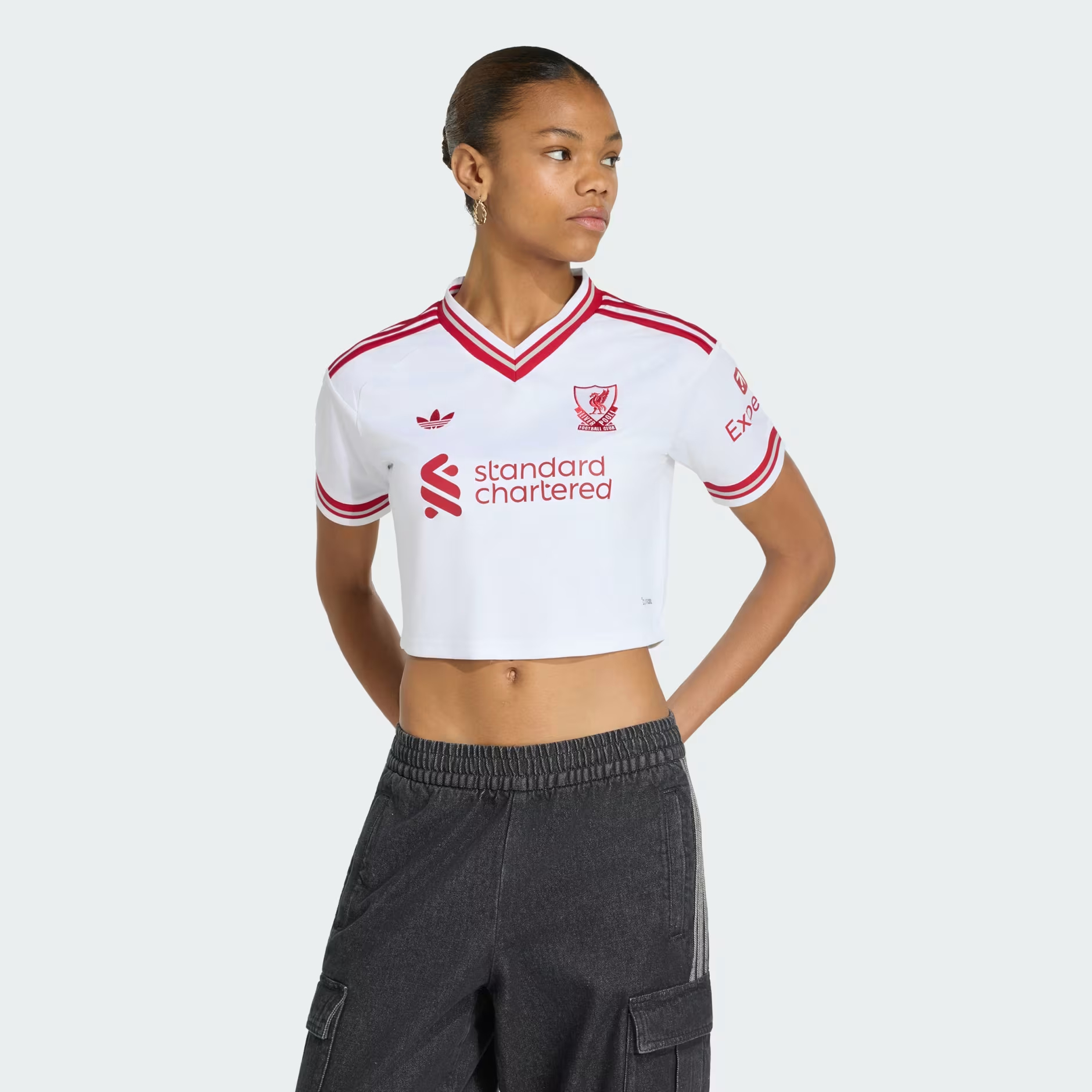 🔖重現歐洲之夜榮耀 Adidas Liverpool 利物浦 2026-27 女裝作客短版球衣 (可加印字章) KB8311