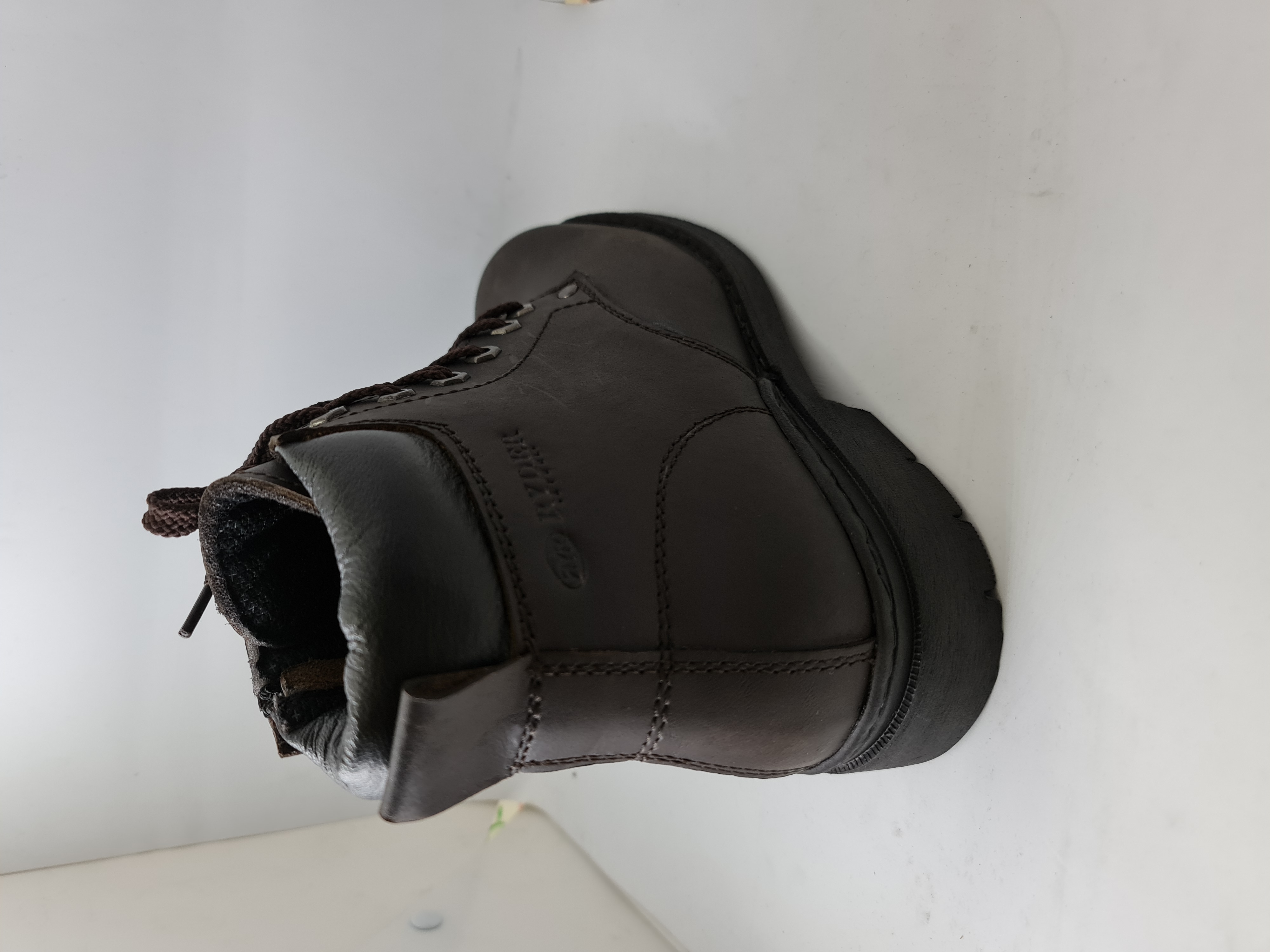RYDER SAFETY SHOES MIDCUT -ZIP 59216 SAFETY BOOT Leather Kasut Keselamatan