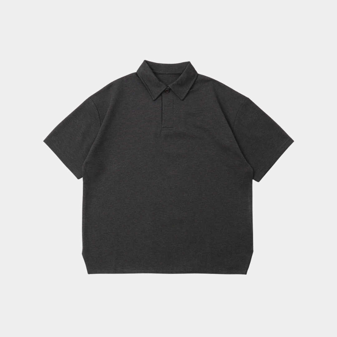 寬鬆短版涼感POLO