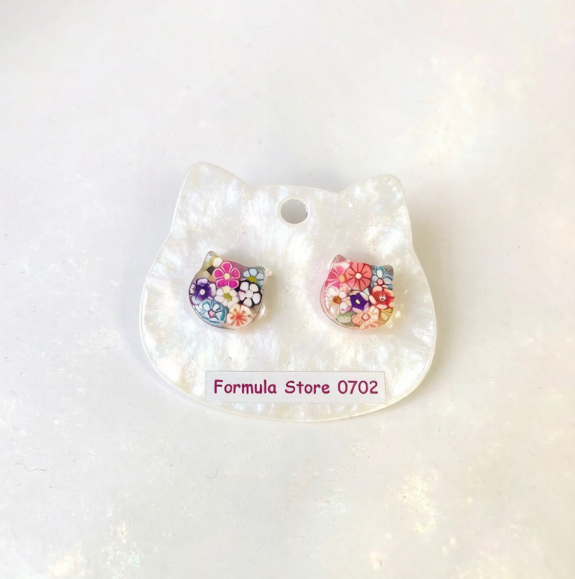 可愛貓咪造型耳環 - Formula Store 0702