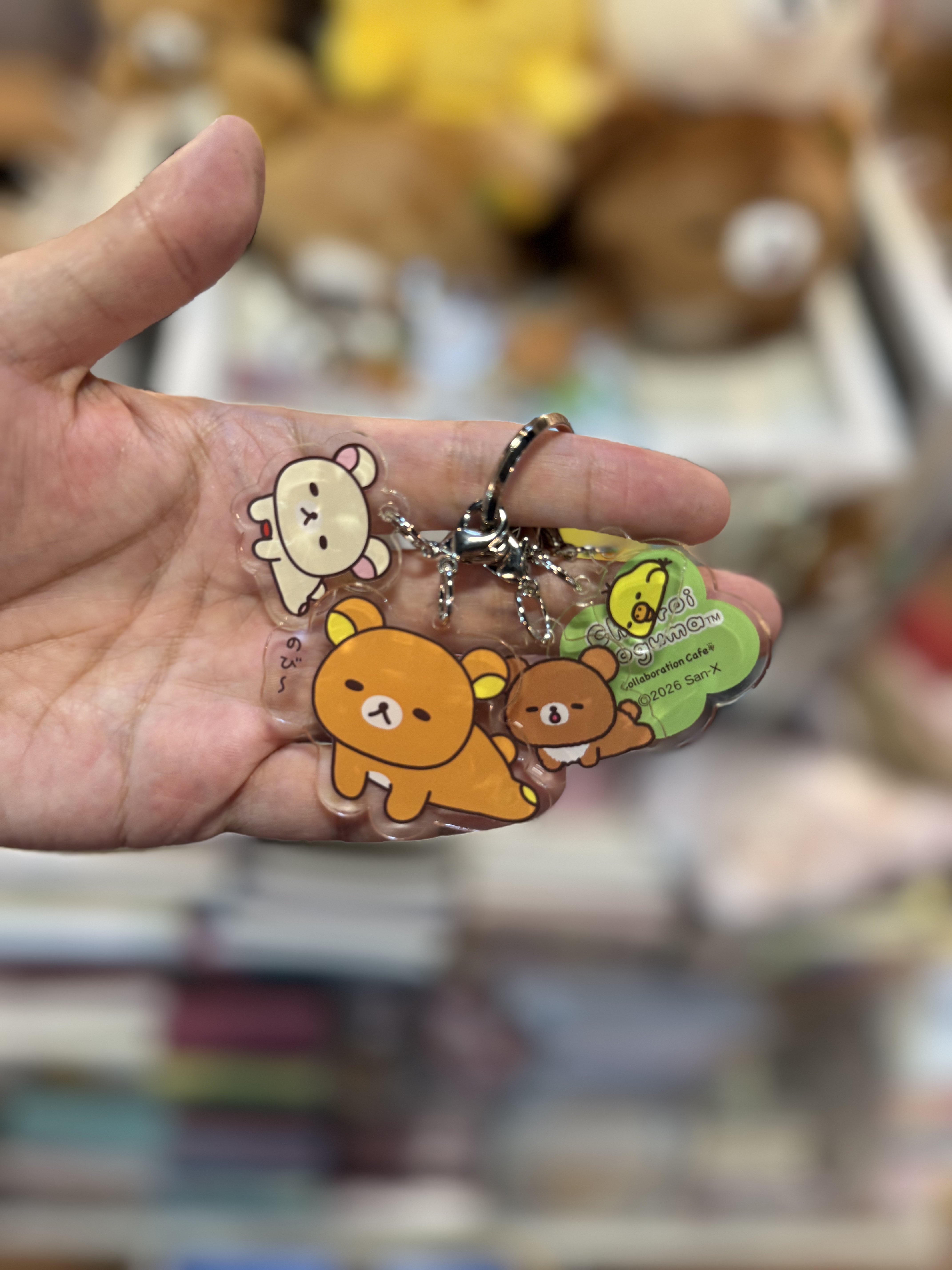 《現貨》全新日本小熊10週年紀念cafe限定匙扣