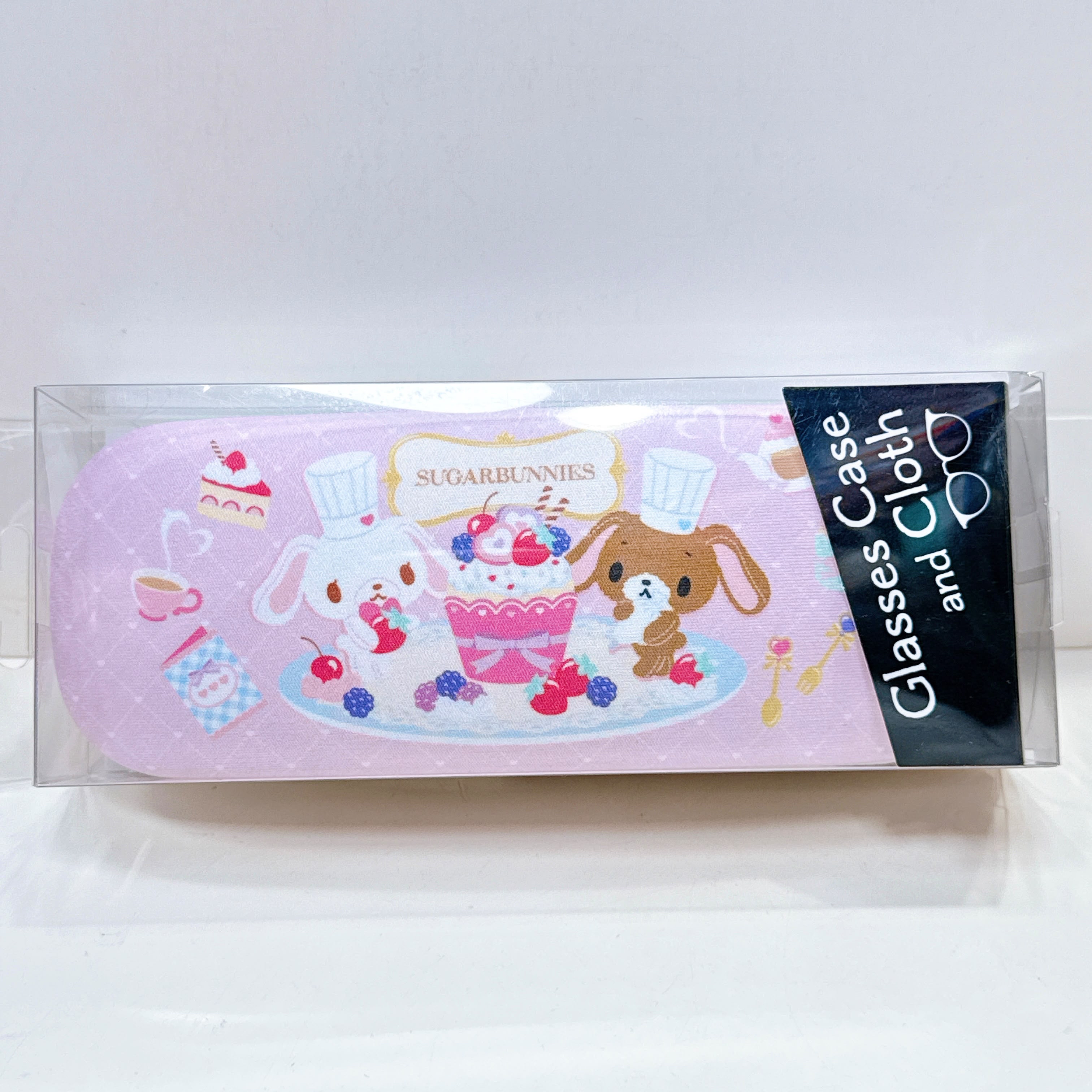 日本直送Sugarbunnies 化妝袋髮夾透明雜物袋眼鏡盒連眼鏡布