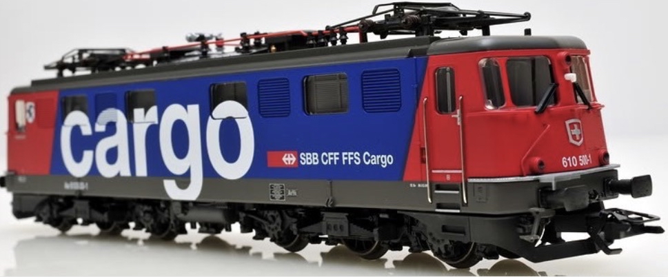 TRIX SBB Cargo Ae 6/6 - 瑞士 E-lok 全新 HO DCC 就緒，金屬車身
