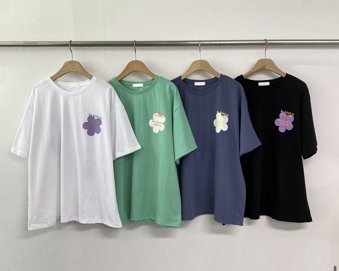 ☀️初夏優惠☀️ 撞色logo print Tee