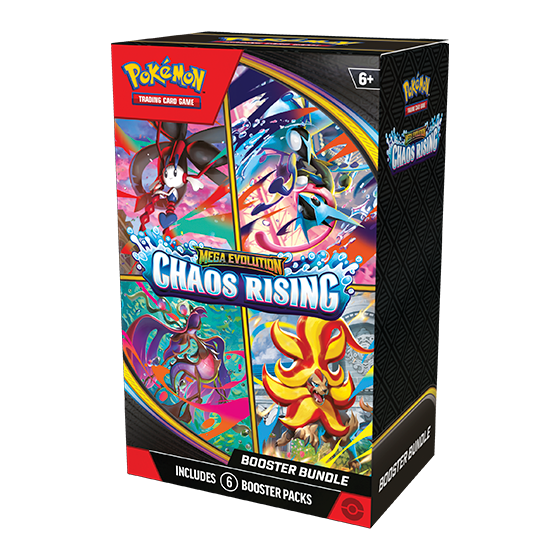 Pokémon TCG ME04 - Mega Evolution - Chaos Rising Booster Bundle