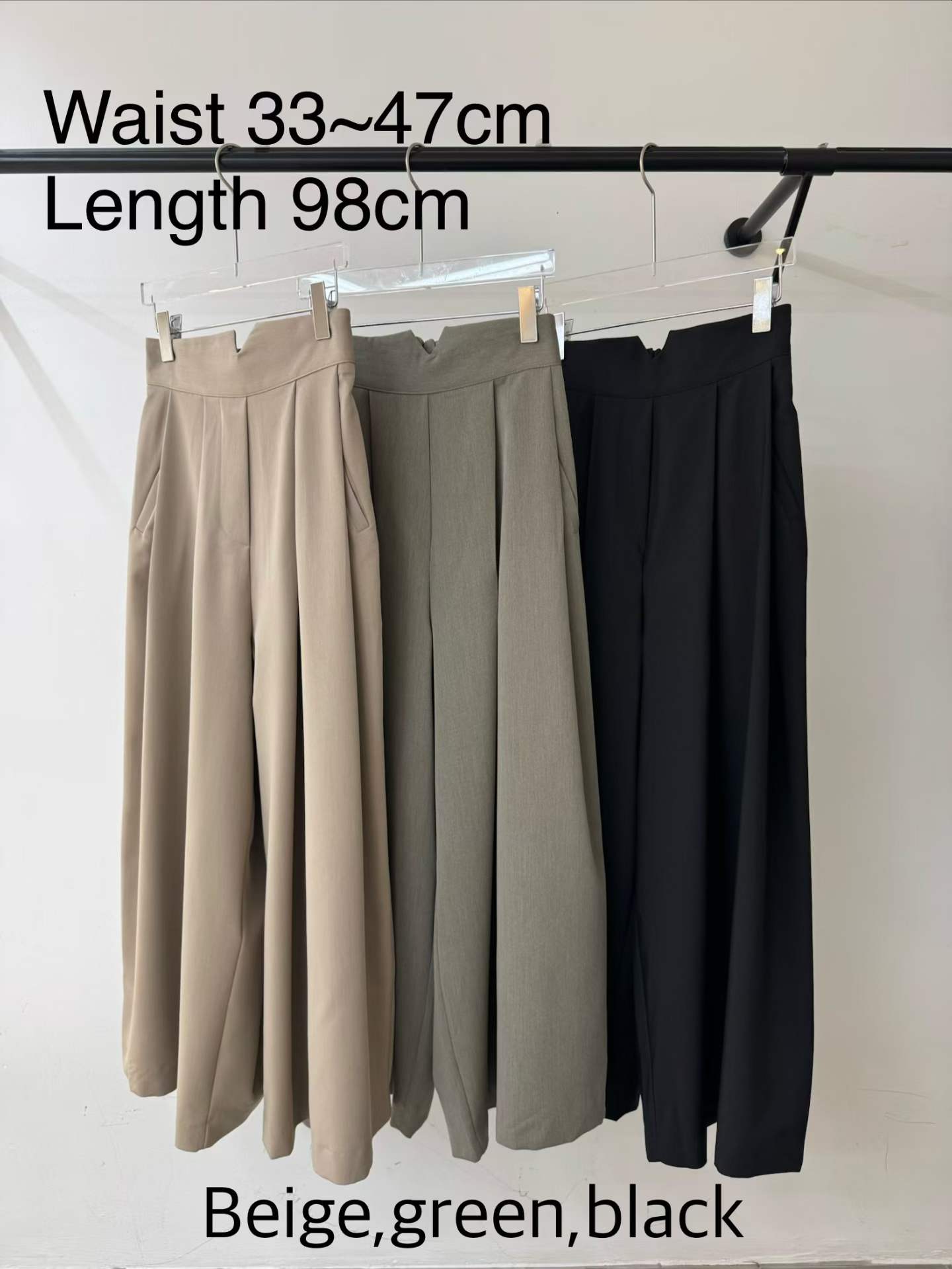 MG11_05 小V特色褲頭長褲 (3色)