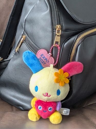 Sanrio USAHANA 日本花博EXPO2027トゥンクトゥンク官方吉祥物 毛公仔球鏈掛件吊飾 