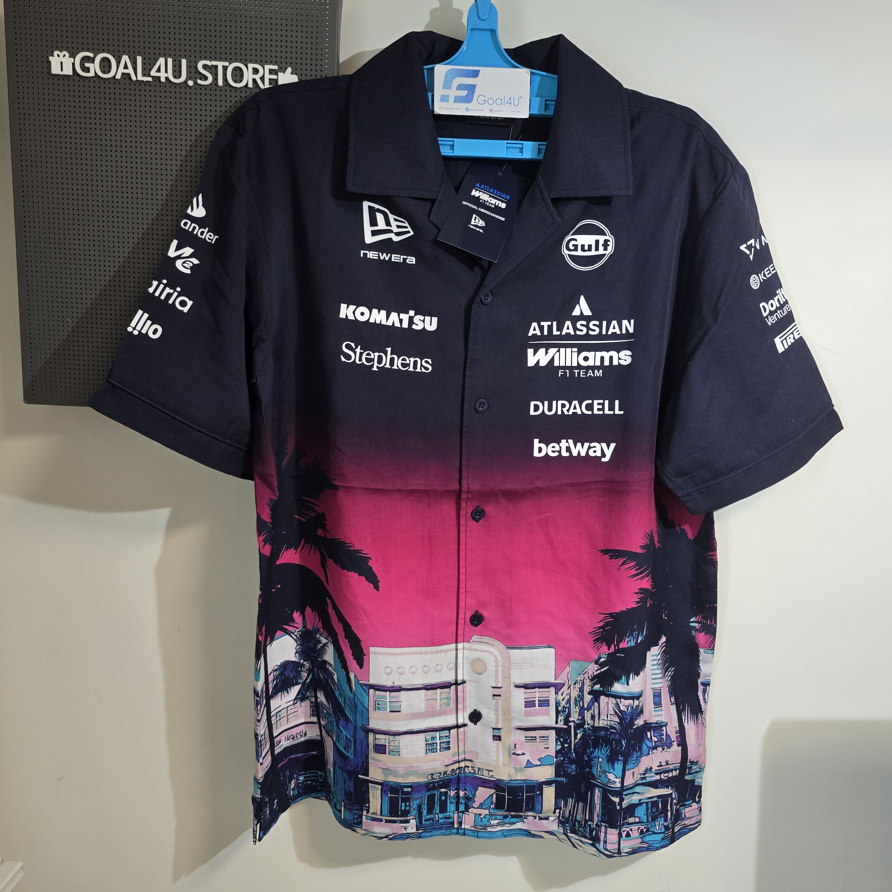 F1 Williams 威廉士車隊 2026 Miami GP 航海風襯衫 60941841