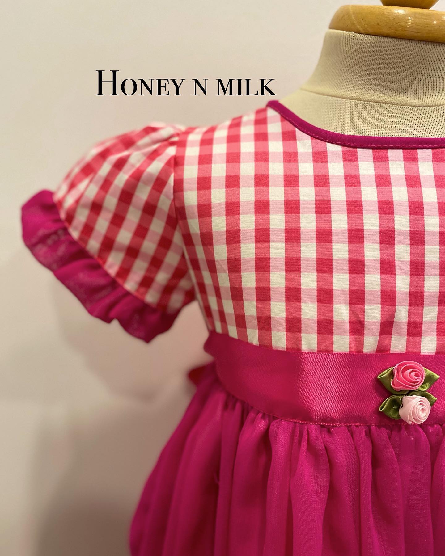 FG Checkered Peplum Dress