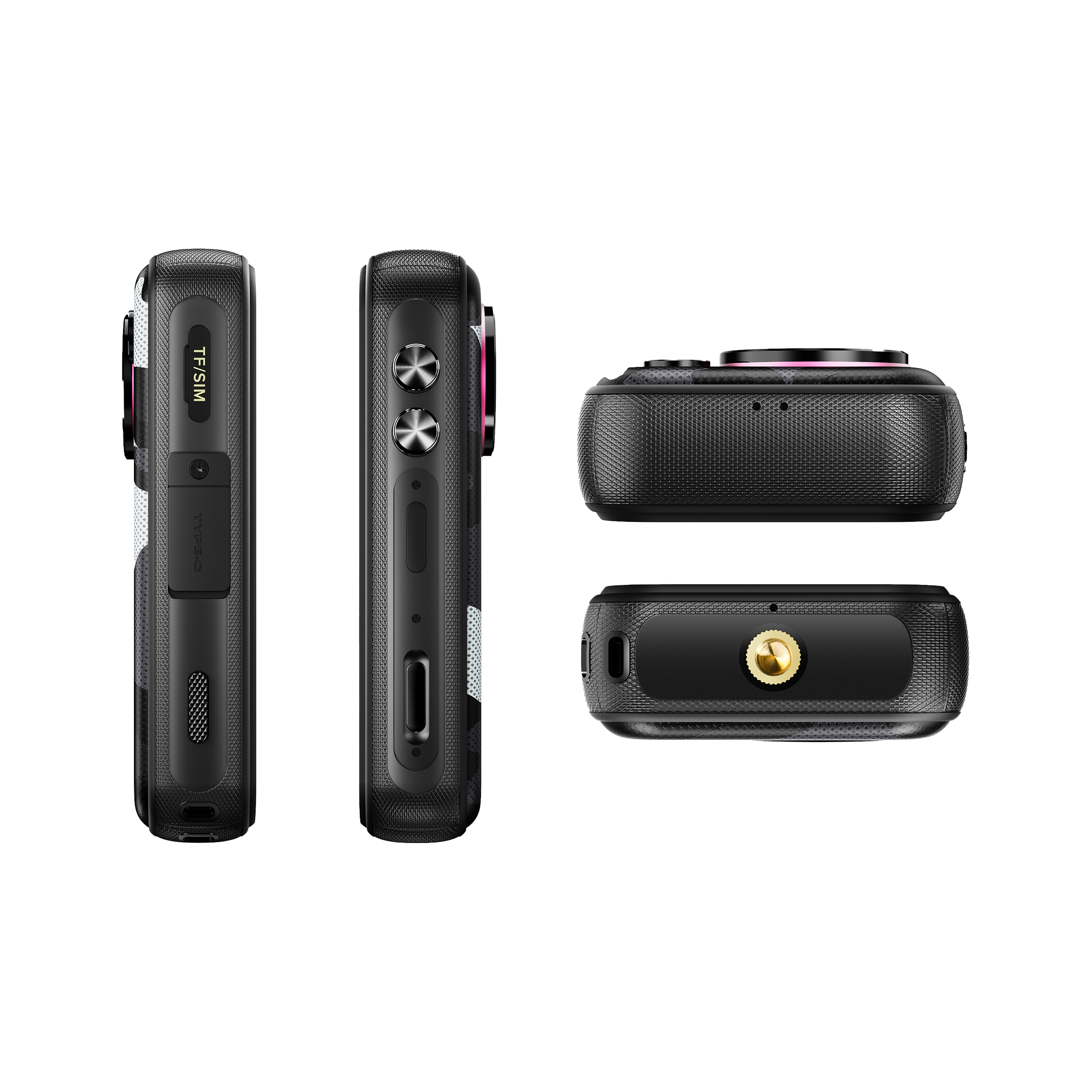 FOSSiBOT F116 Pro 5G | 4吋 120Hz 3700mAh RGB氛圍燈 支架接口 快門鍵 WiFi6 迷你 三防手機 Mini Rugged Phone