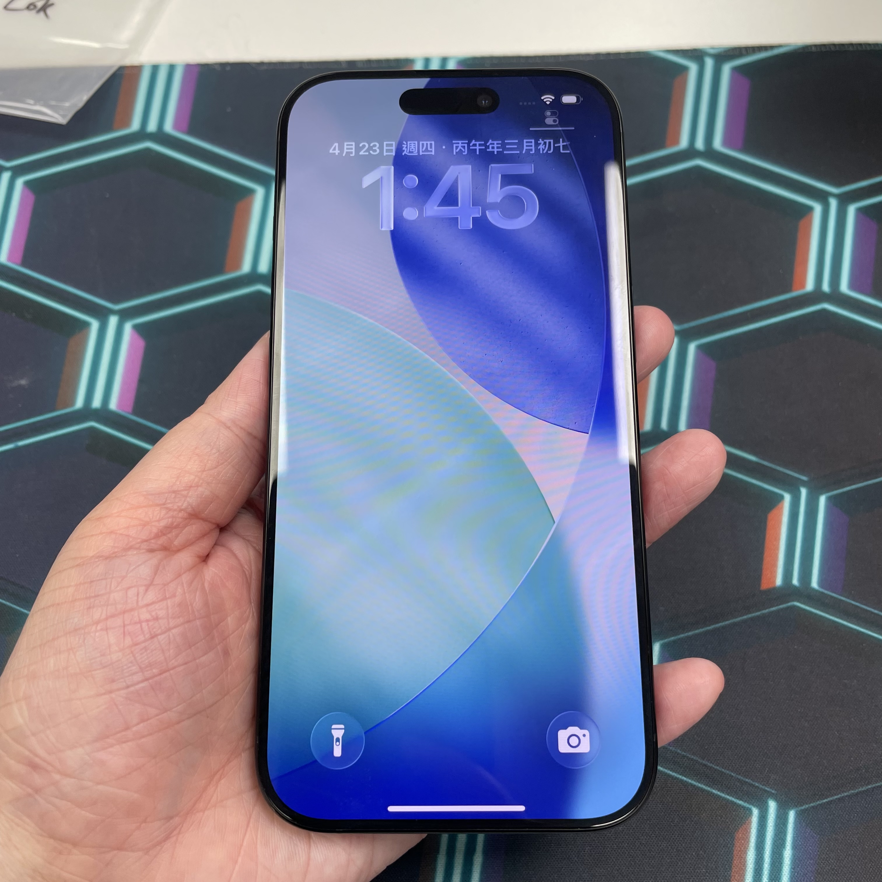 *6417 16 pro 完美機 256GB 電91 黑色 black