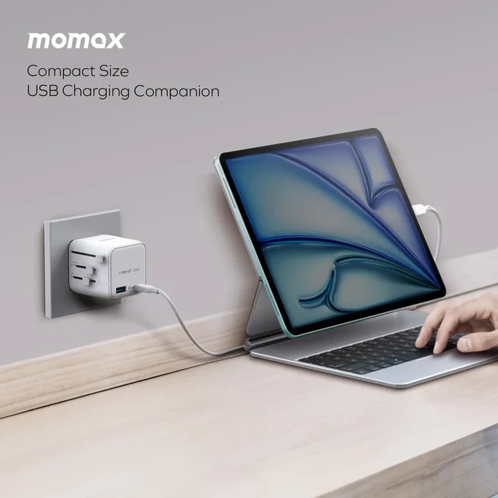 Momax 1-World² 20W 2 接口 USB 旅行充電器
