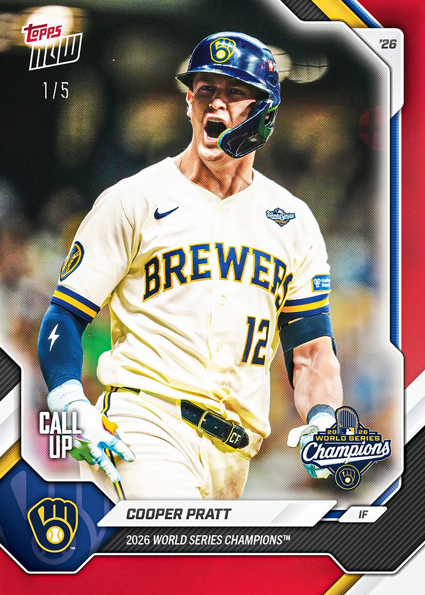 Milwaukee Brewers - 2026 World Series Champions MLB Topps NOW® 15-Card Team Set【團購】
