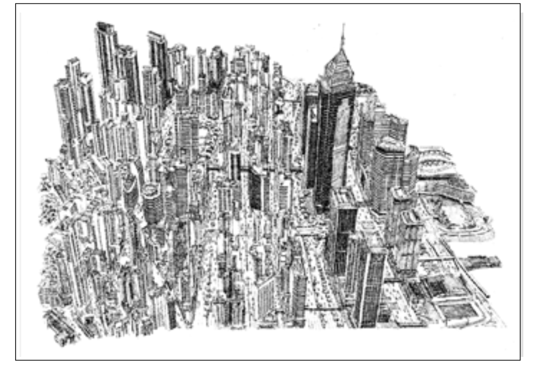 Aerial View of Wan Chai - Michael Kan