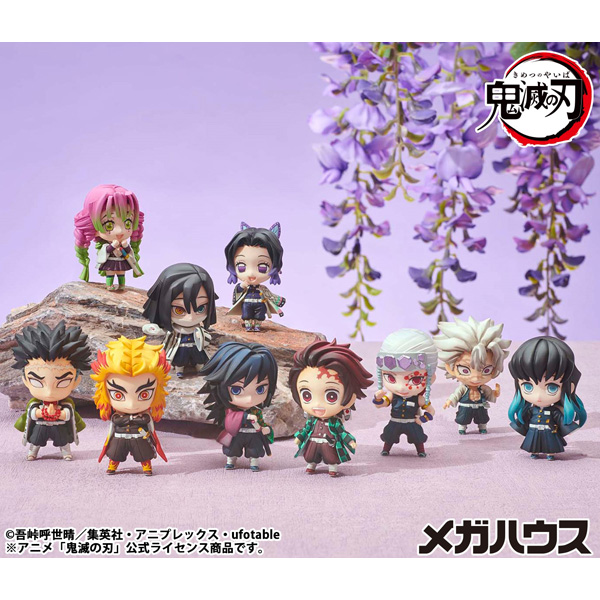 (預訂訂金 $200) (總價 $589) MegaHouse 鬼滅之刃 炭治郎與伙伴們 Vol.1 Tanjiro & Friends Mascot Collection (原盒8盒) (1套8款) (行版)