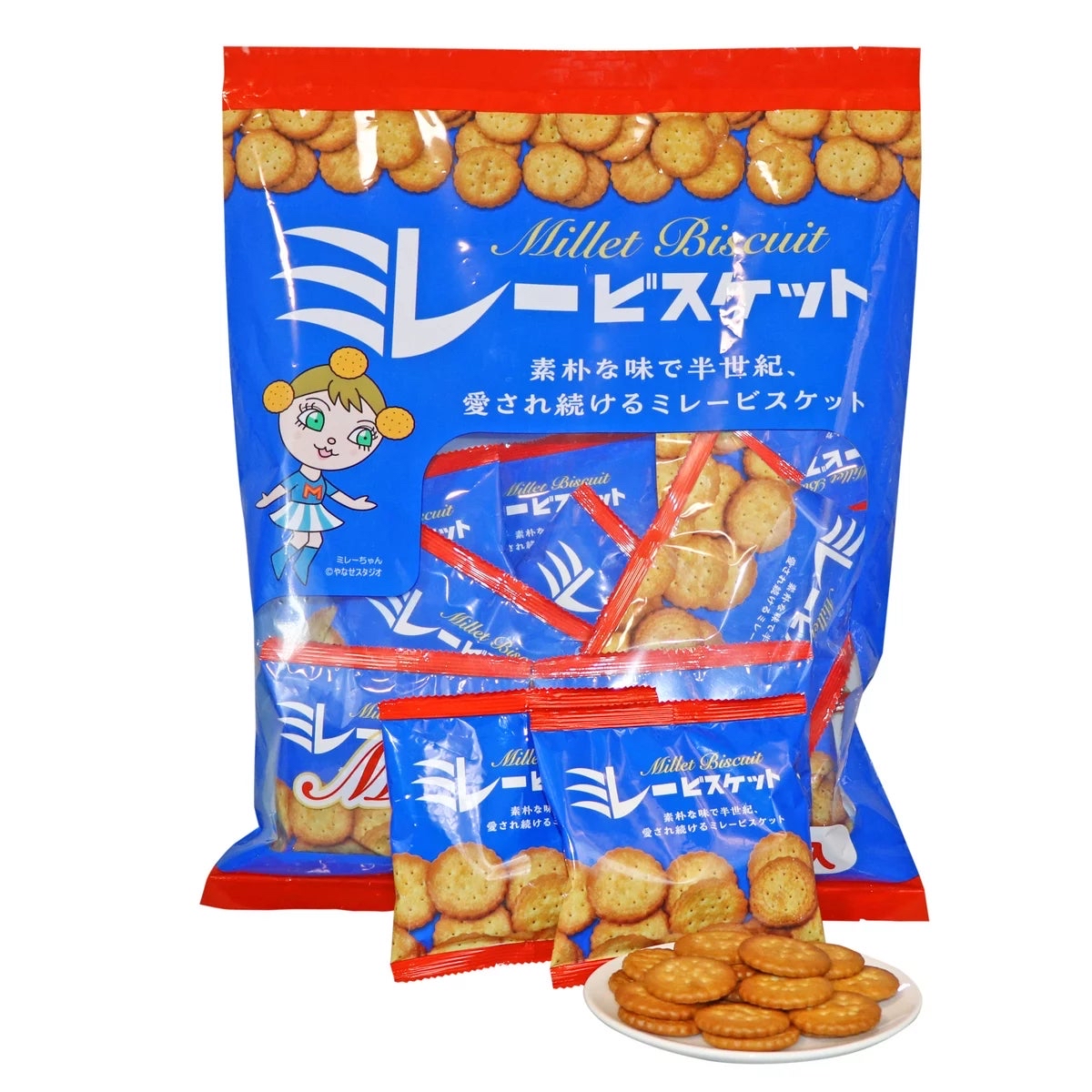 日本Costco 本週特價  日本製造 - Millet Biscuit 30g x 16袋 