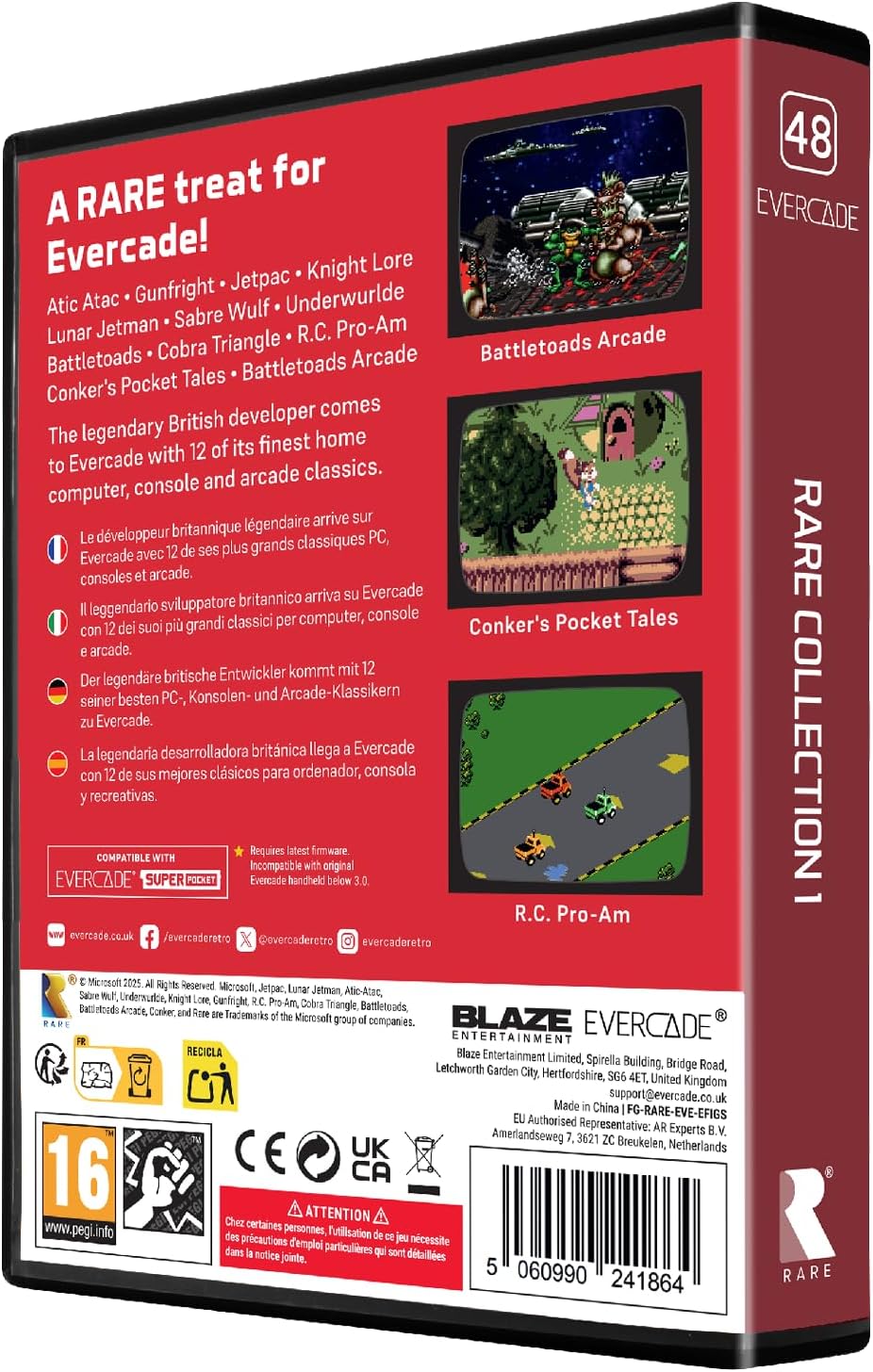 Evercade Rare Collection 1 (R48) RETRO-0067